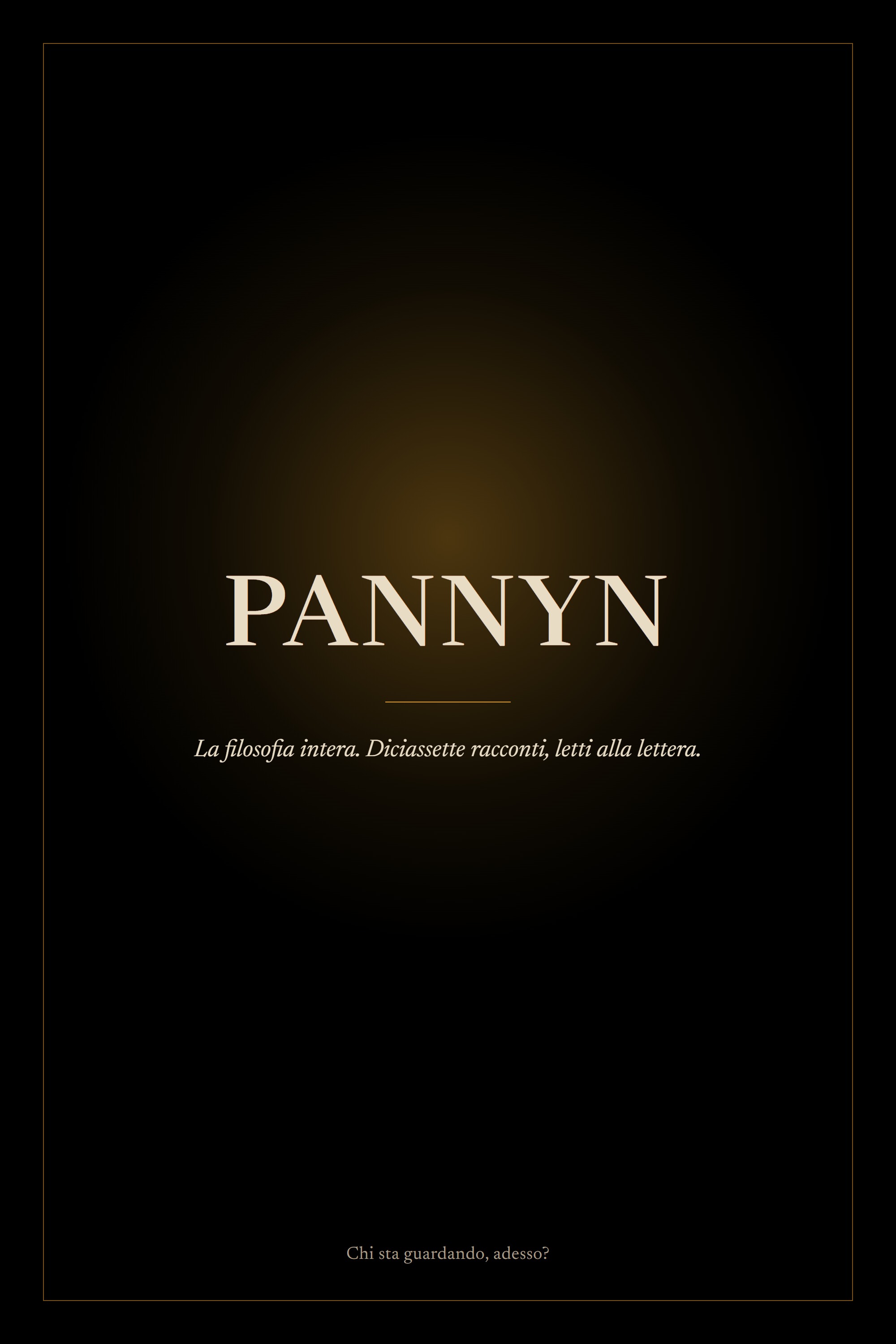 Copertina del libro Pannyn